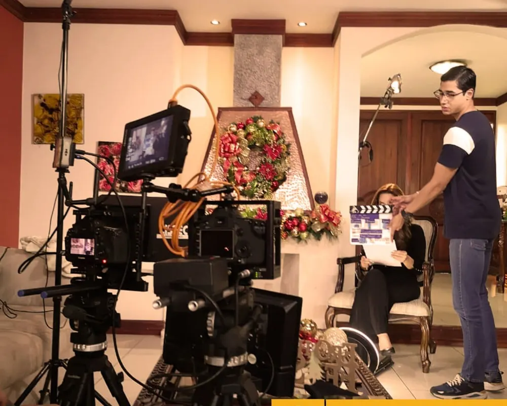 Cámara de cine de Cucumelo Films durante un rodaje en Costa Rica